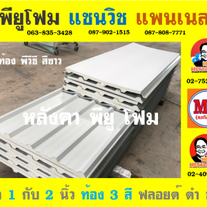 หลังคาพียูโฟม (PU Foam Roof) ลอน 760